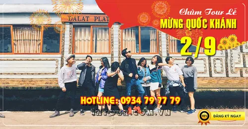 Tour  Đà Lạt 2N1Đ Lễ 2/9/2025