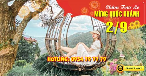 Tour  Đà Lạt 3N3Đ Lễ 2/9/2025