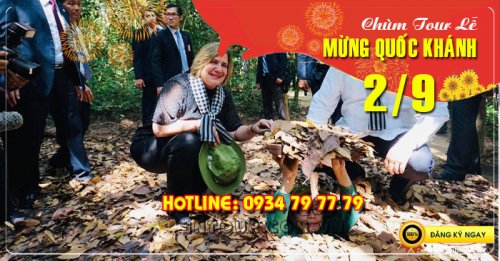Tour  địa đạo củ chi 1N Lễ 2/9/2025