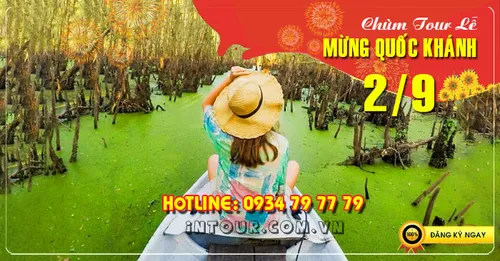 Tour  Rừng Tràm Trà Sư Đảo Bà Lụa 2N2Đ Lễ 2/9/2025